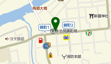 コインランドリーBe-1 多治見錦店の地図画像