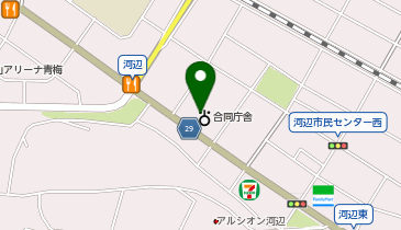 東京都 青梅合同庁舎の地図画像