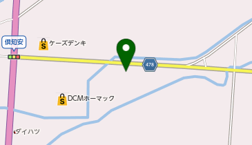 RVパーク倶知安の地図画像