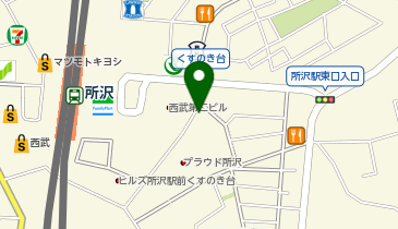 所沢駅東口市民ギャラリーの地図画像