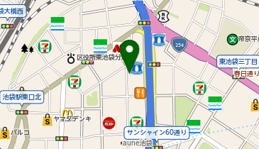 PSJ 池袋東口店の地図画像