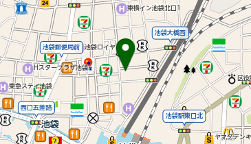 PSJ 池袋北口店の地図画像