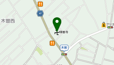 傳重寺の地図画像