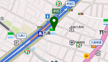 焼鳥のヒナタ 九条店の地図画像