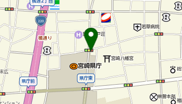 名代 宇奈とと 宮崎店の地図画像