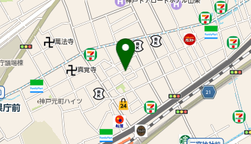 天麩羅ノ稲妻の地図画像