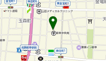 よもぎ蒸し妃咲 岐阜店の地図画像