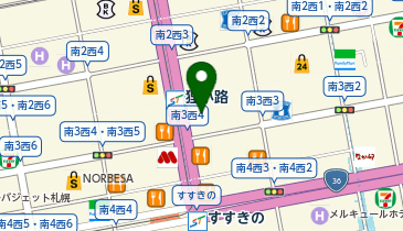ジョイランド 札幌狸小路店の地図画像