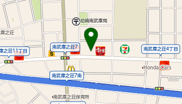 つけ麺 青木の地図画像