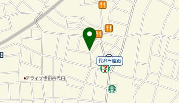 ほうじ茶と焼き菓子の地図画像