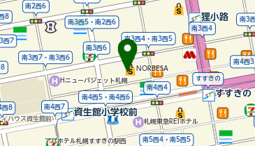 ステーキハウス信 -shin(シン)- 札幌すすきの店の地図画像