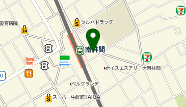 つるのて整骨院 南林間院の地図画像