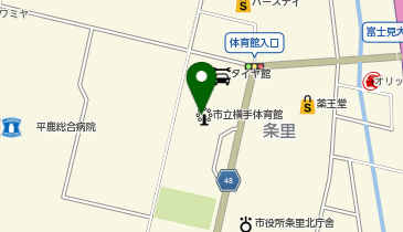 横手体育館の地図画像