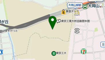 東京工業大学 大岡山キャンパスの地図画像