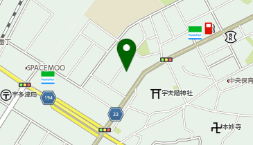 餃子香月 宇多津店の地図画像