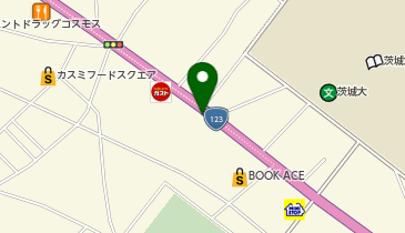 茨城油そば協会 茨大前本店の地図画像