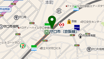 楽天モバイル 京阪守口市駅前店の地図画像