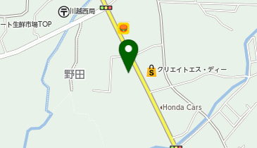 武蔵野うどん 竹國 川越上野田店の地図画像