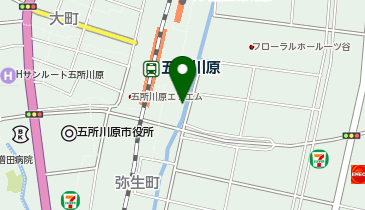 五所川原市民学習情報センターの地図画像