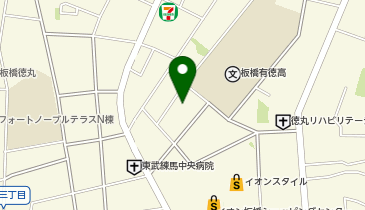 徳丸ふれあい館の地図画像