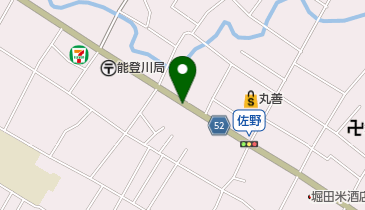 スーパーランドリー能登川の地図画像