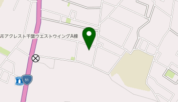 千葉縣護國神社の地図画像