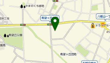 希望丘青少年交流センターの地図画像