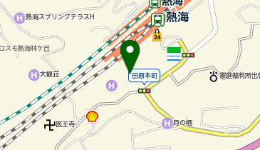 TOKUZO BURGER STAND(トクゾウ バーガー スタンド) シーフード熱海バーガー専門店の地図画像