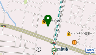 串王ダイナー イオンタウン西熊本店の地図画像