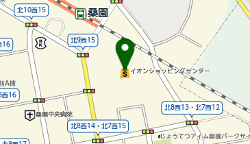 日本一 イオン札幌桑園ショッピングセンター店の地図画像