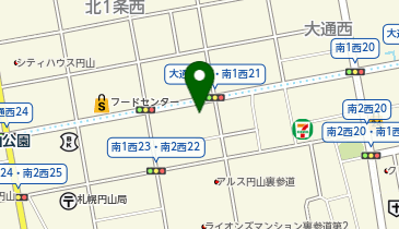 北翔大学 札幌円山キャンパスの地図画像