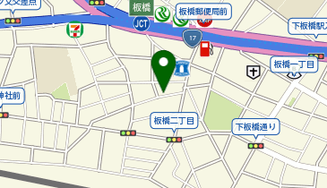 下町のハチドリの地図画像