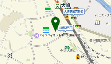 大衆食堂 あまつ 大崎シンクパーク店の地図画像