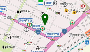 街角酒場 エビス 静岡駅前店の地図画像