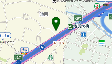 池尻 居髪店の地図画像