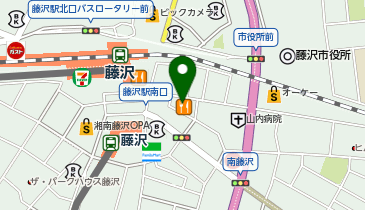 うま囲 藤沢駅南口店の地図画像