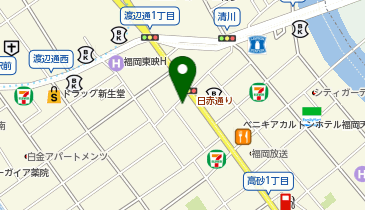 薬院ピザ酒房の地図画像