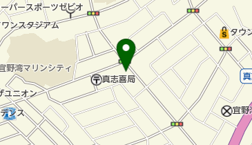 コインランドリーWash&Dry(ウォッシュ アンド ドライ)  宜野湾 真志喜店の地図画像