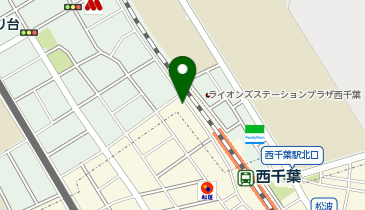 バングラキッチン西千葉の地図画像
