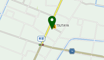 人は唐揚げに熱狂する。黒部荻生店の地図画像