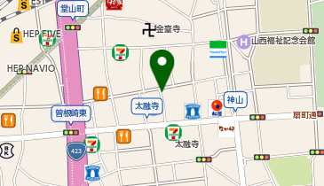 肉&times;チーズ Enanos(エナノス) 梅田東通り店の地図画像