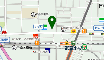 プラウドギャラリー武蔵小杉の地図画像