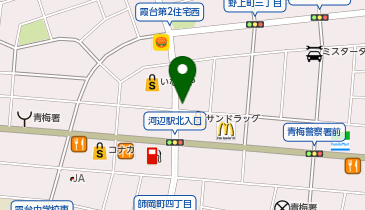 中里くみ子結婚相談所 青梅の地図画像