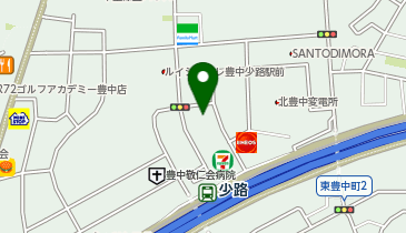 うな豊 豊中本店の地図画像