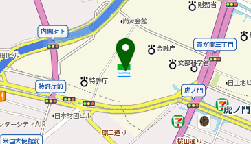 琉球創喜 霞ヶ関店の地図画像