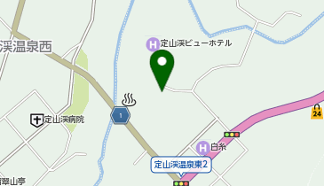 定山渓ビューホテル 水の王国ラグーンの地図画像