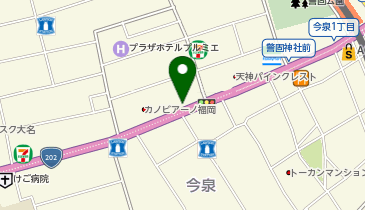 エスポワール音楽スタジオ 福岡天神の地図画像
