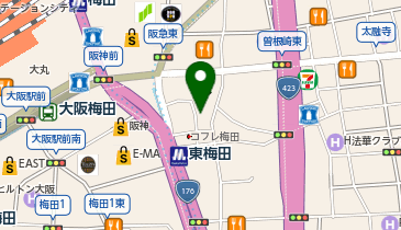 梅田ガーデンレジデンスの地図画像