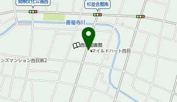 マイルドハート西荻の地図画像