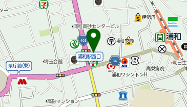 ベビーパーク 浦和教室の地図画像